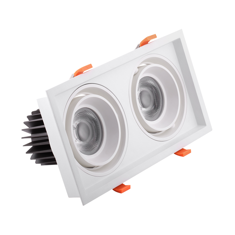 LED Grille Downlight RG Series With Two Heads