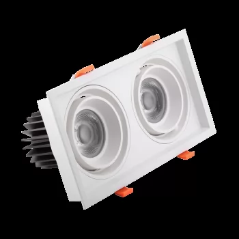 LED Grille Downlight RG Series With Two Heads
