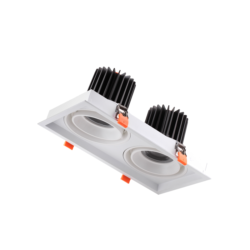 LED Grille Downlight RG Series With Two Heads