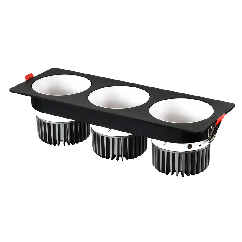 LED Grille downlight RP series-three heads