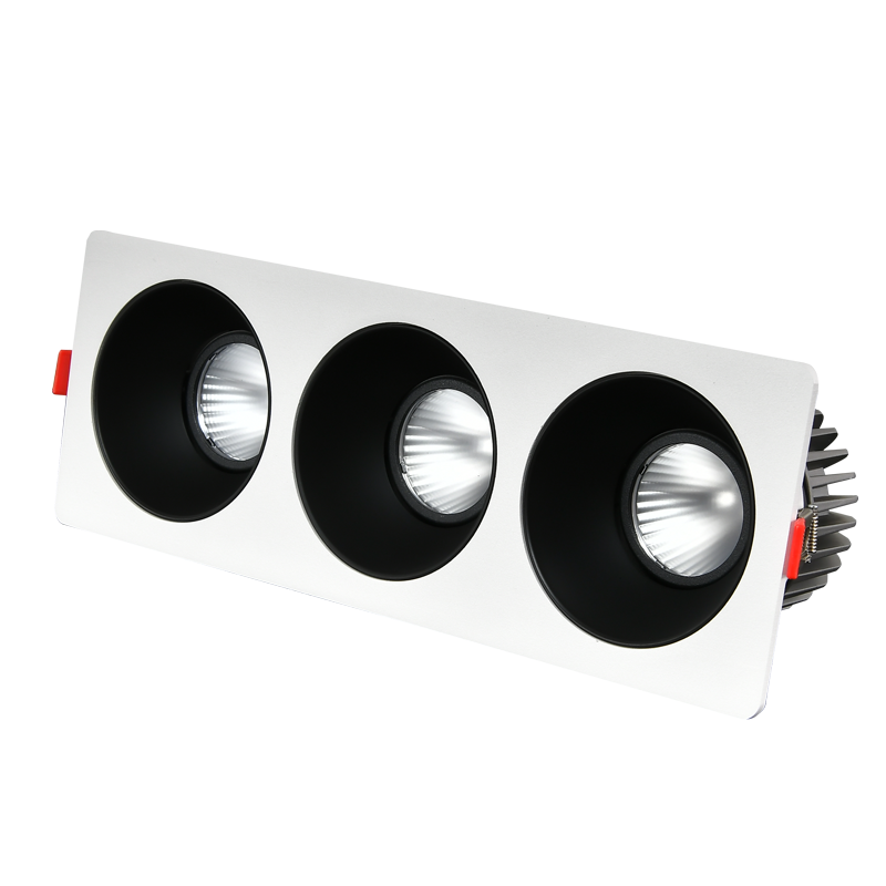 LED Grille downlight RP series-three heads